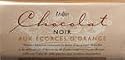 Dolfin - Dark Chocolate Bar with Candied Orange Peel - GMO Free - 52% Cacao