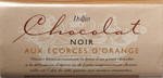 Dolfin - Dark Chocolate Bar with Candied Orange Peel - GMO Free - 52% Cacao by Dolfin