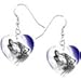 Body Candy Stainless Steel Heart Moon Howling Wolf Earrings