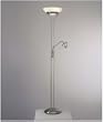 George Kovacs P256-084 George's Reading Room Torchiere in Brushed Nickel