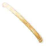 14k 4.75mm Diamond-cut Fancy Hinged Bangle Bracelet