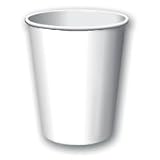 Creative Converting Paper Hot/Cold Cups, 9-Ounce., White Color, Package Of 24,   (Pack of 5)