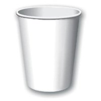 Creative Converting Paper Hot/Cold Cups, 9-Ounce., White Color, Package Of 24,   (Pack of 5)