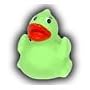 Glow in the dark Girl Duck Antenna Ball Topper
