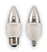 Sylvania 78894 Led4B10/Bent/Dim/725 B10 Bent Tip Medium Base, 2500K, 78 Cri, 200 Lumen - Package Qty 6