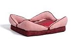 Midwest Container Bowtie Dog Bed Pink 28x21 Inch - 50228-PR