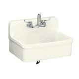 Hot Sale KOHLER K-12700-0 Gilford Apron-Front Wall-Mount Kitchen Sink, White