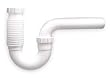 Industrial Grade 1PPC5 P Trap, Plastic, Pipe 1 1/2 In, Poly