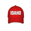 IDAHO - State-series - Red Baseball Cap / Hat One Size Fits Most