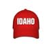 IDAHO - State-series - Red Baseball Cap / Hat One Size Fits Most