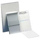 Aluminum SnaPak Form Holder, Side Opening with Storage, Memo 5-2/3x9-1/2 SAU10507