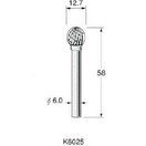 リューター 超硬カッター クロスカット K6025