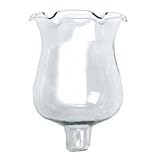 6 Clear Glass Votive W/peg Bottoms