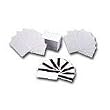 Zebra High Coercivity Blank White Cards 2.12 Inch x 3.38 Inch 500 Card PVC Cards 104523-113