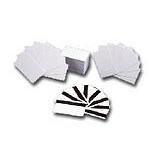 Zebra High Coercivity Blank White Cards 2.12 Inch x 3.38 Inch 500 Card PVC Cards 104523-113