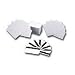 Zebra High Coercivity Blank White Cards 2.12 Inch x 3.38 Inch 500 Card PVC Cards 104523-113