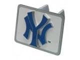 GHBHC419 Half-Time Baseball New York Yankees Trailer Hitch Receiver Tube Cover/Insert for 2 inch and/or 1 1-4 inch Hitch Receivers