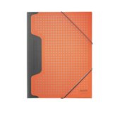 Esselte Linio 3-Flap Folder Card Orange 39900045
