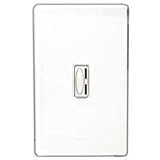 Lutron Electronics Qoto 15A 1P Switch White Q-1PSH-WH