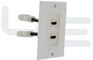 Atlona Dual Port HDMI Wall Plate ( White Color )