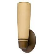 American Fluorescent ARW118RBEC Aria Outdoor Sconce, Tea Stained Glass with an Oil Rubber... by American Fluorescent