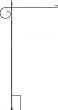 Large Flag Pole---Holder for yard- Plain