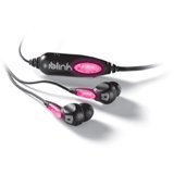 Elexa Iblinks Black Headset Pink Led Light Mega Bass Noise Isolation Wired Connectivity Stereo