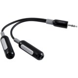Griffin 9688-SMSHARE SmartShare - Headphone Splitter with Volume Controls (Black)