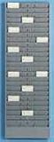 Buddy Products 805-1 Adjustable 24-, 48- Or 72-Pocket Time Card Rack, Textured Steel, Gray