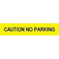 CAUTION NO PARKING Barricade Tape 1000' 4 mil Case by Presco