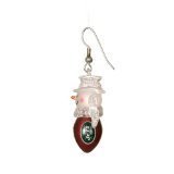 New York Jets Set of 1" Snowman Baseball Earrings - NFL Football