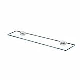 Alno A8950-18-PB - Euro Series 18 Inch Glass Shelf - Polished Brass Finish