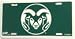 Colorado State University Rams License Plate