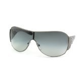 Prada PR 57LS Sunglasses Shiny Gunmetta 5AV3M1 PR57LS