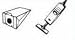 Sac aspirateur MOULINEX, 398 / 529 / 602 / 698 / 699 / B703 / 704 / C705,