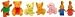 Japanese 8 Pc Animal Eraser Set