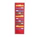 Carson Dellosa Storage Pocket Chart, Red - 2 Pack