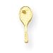 14k Mini Tennis Racquet Ball Post Earrings