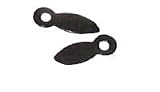 200 Black Plated Picture Frame Turn Button 5/8 with Screws