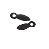 200 Black Plated Picture Frame Turn Button 5/8" with Screws