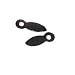 200 Black Plated Picture Frame Turn Button 5/8" with Screws