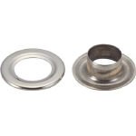 トラスコ中山：ｔｒｕｓｃｏ　両面ハトメステンレス製サイズ１０　仕様：●内径（ｍｍ）：１０●使用可能厚　Ｐ－ｔｈｐ－ｓ１０