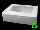 19 x 14 x 4 White 12 Counts Jumbo Size Window Cupcake Box