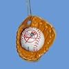 New York Yankees Baseball in Glove Ornament