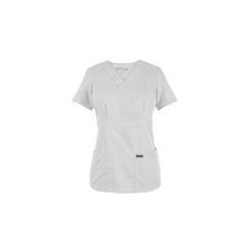 Grey's Anatomy 4153 Junior 3 Pocket Mock Wrap Scrub Top