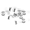(100) 1 x 1mm Sterling Silver CRIMP Tube Beads