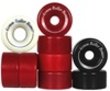 Roller Bones Quad Roller Skate Wheels 57mm 97a wheels - Black