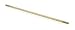 Industrial Grade 3FXF5 Float Rod, 5/16-18, 12 In L, Brass