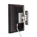 BRETFORD Low Profile Wall Mount Arm for Small Flat Panel Monitor, Aluminum, Silver (C...