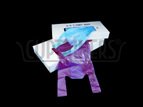 10 x 6 x 21 Blue T-Shirt Bag
